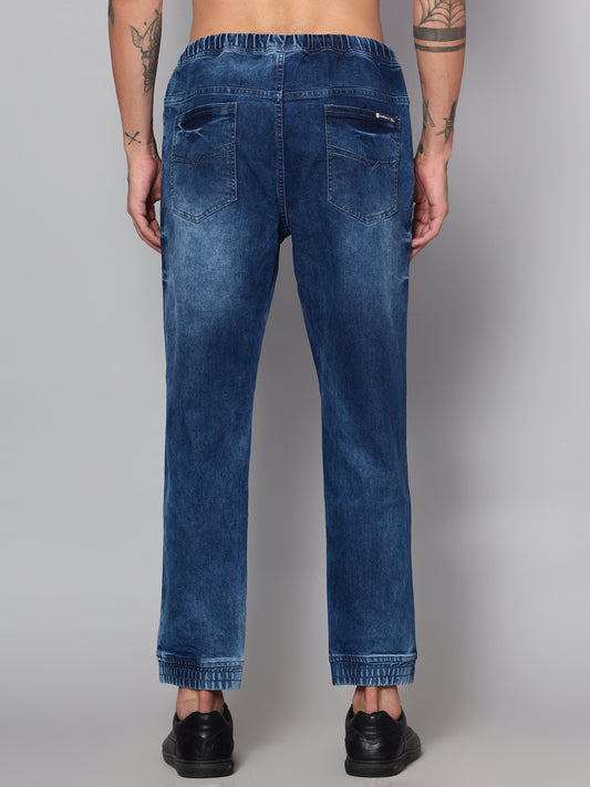 Cantabil Men Dark Blue Jogger (7153636573323)