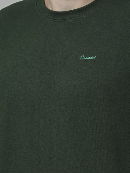 Lounge Set for Men | Winter Wear Round Necck with Poly Cotton Fabric Solid Pattern