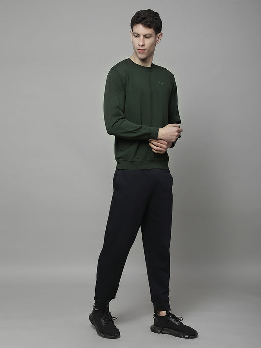 Lounge Set for Men | Winter Wear Round Necck with Poly Cotton Fabric Solid Pattern