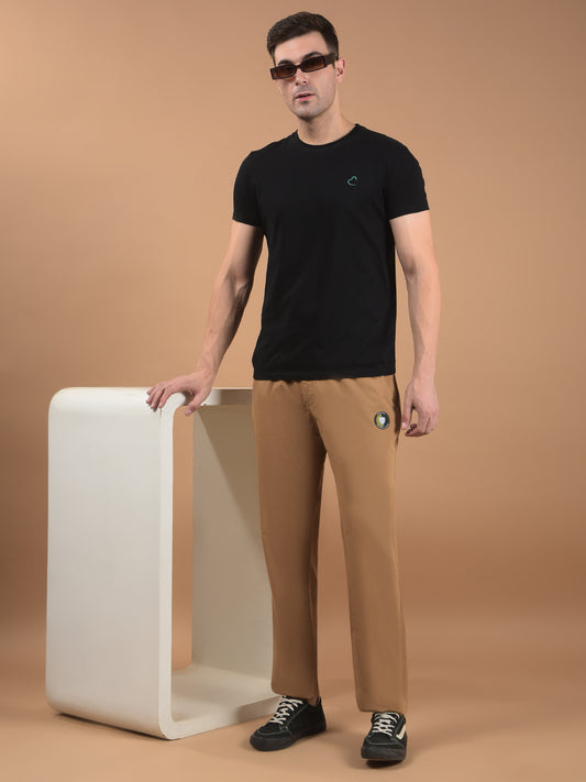 Men's Solid Khaki Lower