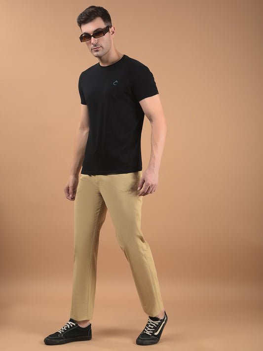 Men's Solid Light Khaki Lower