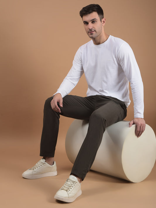 Men's Solid Olive Lower