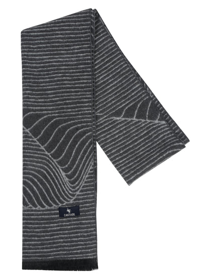 Men's Grey Fashion All over stripe Muffler