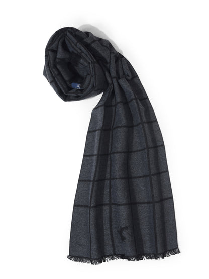 Men's Checkered Grey Fashion Muffler