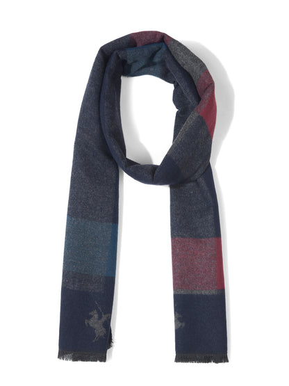 Men's Printed Blue Fashion Muffler