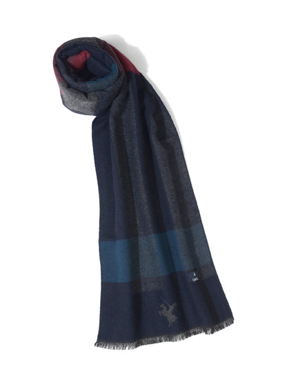 Men's Printed Blue Fashion Muffler