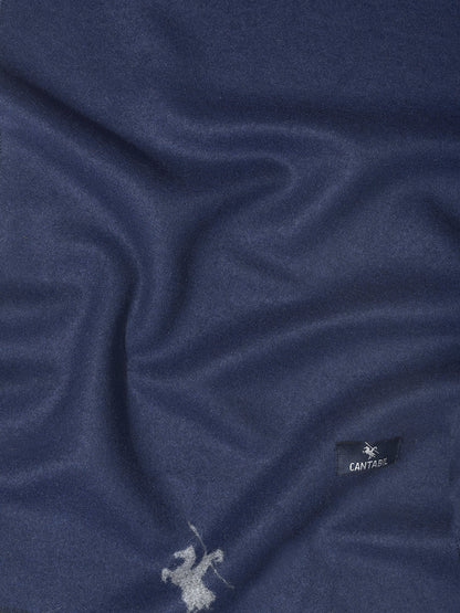 Men's Solid 100% Acrylic Navy Blue Winter Wear Mufflers