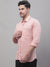 Cantabil Men Cotton Blend Solid Pink Full Sleeve Casual Shirt for Men with Pocket (7091775963275)