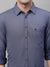 Cantabil Men Cotton Blend Solid Navy Blue Full Sleeve Casual Shirt for Men with Pocket (7091652690059)