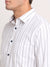 Cantabil Men Cotton Striped White Full Sleeve Casual Shirt for Men with Pocket (6710289072267)