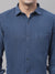 Cantabil Men Cotton Solid Navy Blue Full Sleeve Casual Shirt for Men with Pocket (7091665764491)