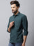 Cantabil Men Cotton Printed Green Full Sleeve Casual Shirt for Men with Pocket (7048379629707)