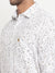 Cantabil Cotton Printed White Full Sleeve Casual Shirt for Men with Pocket (6795518050443)