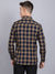 Cantabil Cotton Checkered Mustard Full Sleeve Casual Shirt for Men with Pocket (6853781061771)