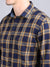 Cantabil Cotton Checkered Mustard Full Sleeve Casual Shirt for Men with Pocket (6853781061771)
