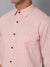 Cantabil Cotton Printed Peach Full Sleeve Casual Shirt for Men with Pocket (6926763917451)