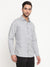 Cantabil Cotton Printed Grey Full Sleeve Casual Shirt for Men with Pocket (6795510317195)