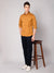 Cantabil Cotton Printed Mustard Full Sleeve Casual Shirt for Men with Pocket (7048405352587)
