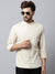 Cantabil Cotton Solid Beige Full Sleeve Casual Shirt for Men with Pocket (7048403845259)