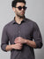 Cantabil Cotton Blend Grey Solid Full Sleeve Casual Shirt for Men with Pocket (7070461395083)