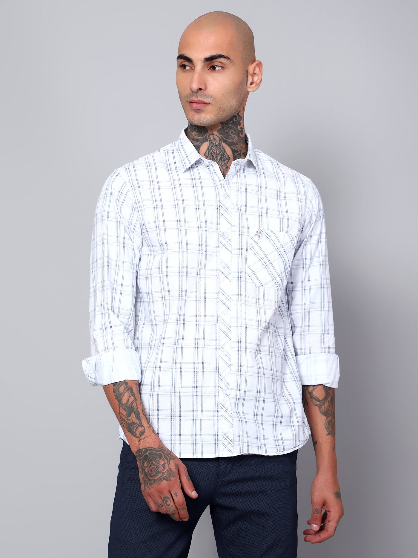 Casual Shirt for Men Breathable Soft with Color Fastness