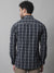 Cantabil Cotton Checkered Navy Blue Full Sleeve Casual Shirt for Men with Pocket (7070323507339)