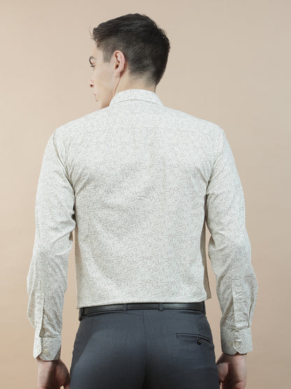 Casual Shirt for Men l Breathable & Soft with Color Fastness Slim Fit  Cotton Fabric Printed Pattern