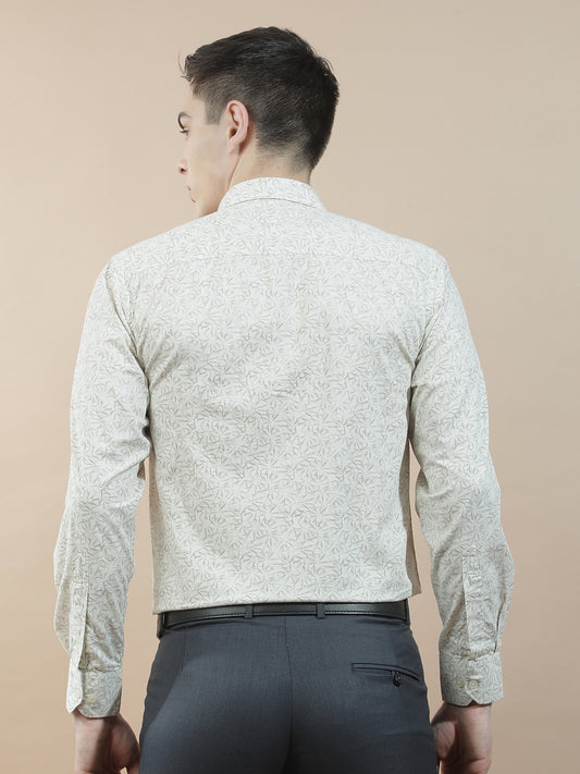 Casual Shirt for Men l Breathable & Soft with Color Fastness Slim Fit  Cotton Fabric Printed Pattern