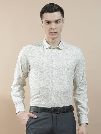 Casual Shirt for Men l Breathable & Soft with Color Fastness Slim Fit  Cotton Fabric Printed Pattern