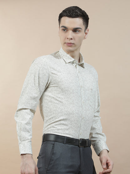 Casual Shirt for Men l Breathable & Soft with Color Fastness Slim Fit  Cotton Fabric Printed Pattern