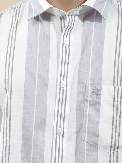 Casual Shirt for Men l Breathable & Soft with Color Fastness Slim Fit  Cotton Fabric Striped PatternCasual Shirt for Men l Breathable & Soft with Color Fastness Slim Fit  Cotton Fabric Checkered Pattern (Copy)