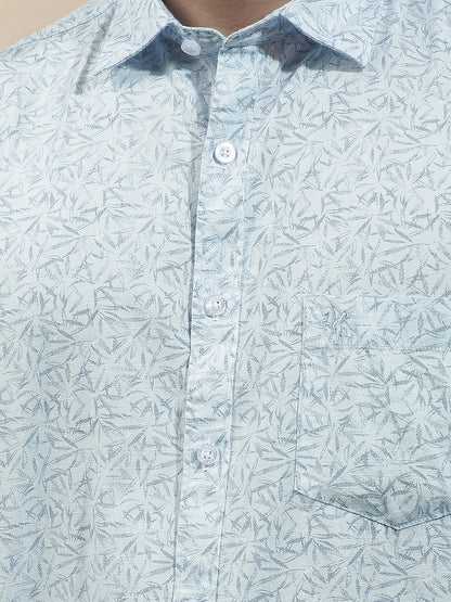 Casual Shirt for Men l Breathable & Soft with Color Fastness Slim Fit  Cotton Fabric Printed Pattern