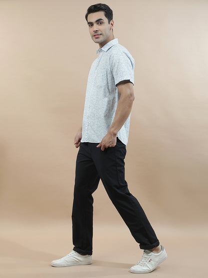 Casual Shirt for Men l Breathable & Soft with Color Fastness Slim Fit  Cotton Fabric Printed Pattern