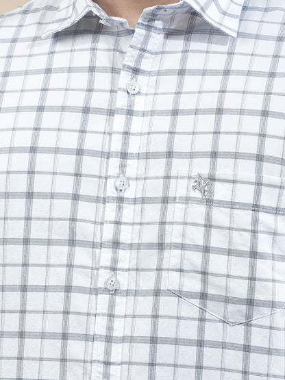 Casual Shirt for Men l Breathable & Soft with Color Fastness Slim Fit  Cotton Fabric Checkered Pattern