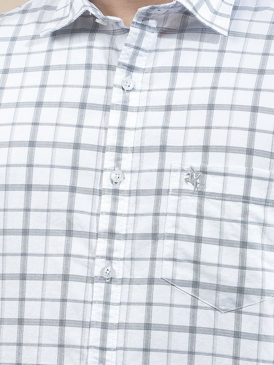 Casual Shirt for Men l Breathable & Soft with Color Fastness Slim Fit  Cotton Fabric Checkered Pattern