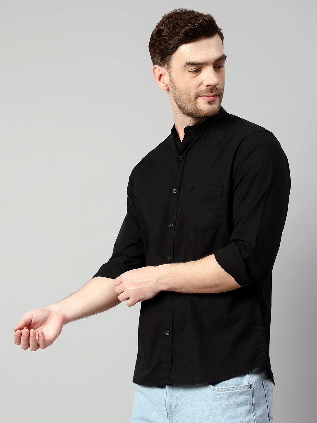 Casual Shirt for Men Breathable Soft with Color Fastness