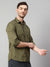 Cantabil Cotton Printed Green Full Sleeve Casual Shirt for Men with Pocket (7113883123851)