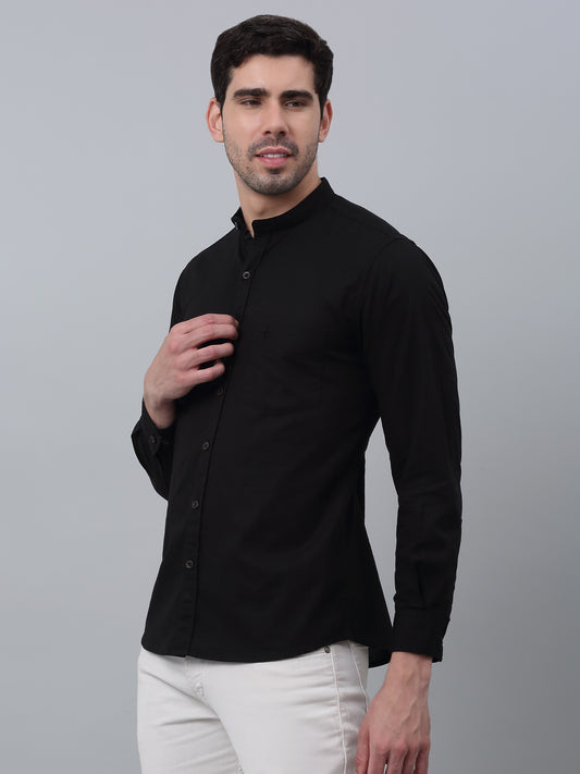 Casual Shirt for Men | Breathable & Soft with Color Fastness Regular Fit Spread Collar Neck Cotton Fabric Solid Pattern