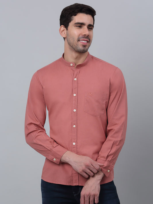 Casual Shirt for Men | Breathable & Soft with Color Fastness Regular Fit Spread Collar Neck Cotton Fabric Solid Pattern
