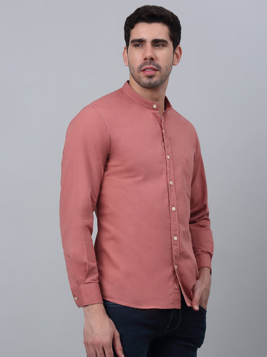 Casual Shirt for Men | Breathable & Soft with Color Fastness Regular Fit Spread Collar Neck Cotton Fabric Solid Pattern