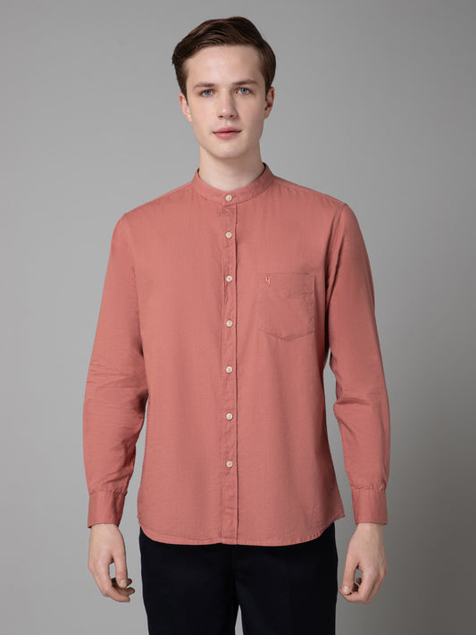 Casual Shirt for Men | Breathable & Soft with Color Fastness Regular Fit Spread Collar Neck Cotton Fabric Solid Pattern