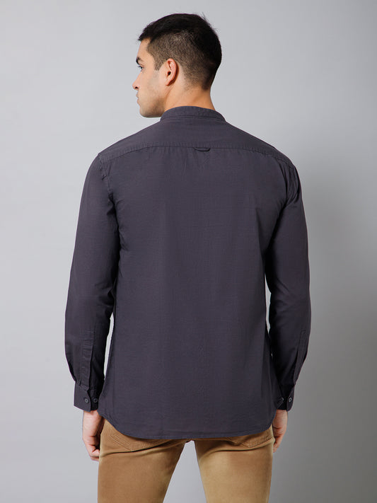 Casual Shirt for Men | Breathable & Soft with Color Fastness Regular Fit Spread Collar Neck Cotton Fabric Solid Pattern