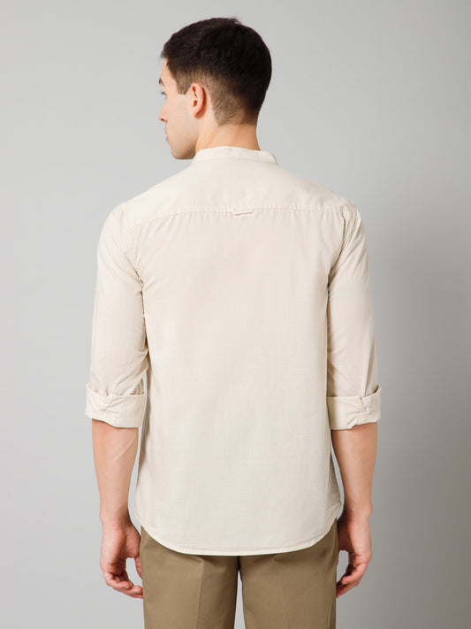 Casual Shirt for Men | Breathable & Soft with Color Fastness Regular Fit Spread Collar Neck Cotton Fabric Solid Pattern