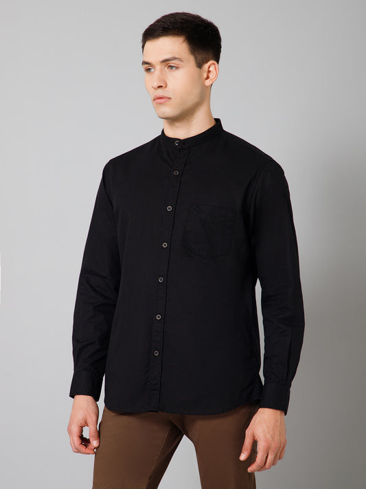 Casual Shirt for Men | Breathable & Soft with Color Fastness Regular Fit Spread Collar Neck Cotton Fabric Solid Pattern