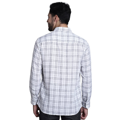 Casual Shirt for Men | Breathable & Soft with Color Fastness Regular Fit Spread Collar Neck Cotton Fabric Checkered Pattern