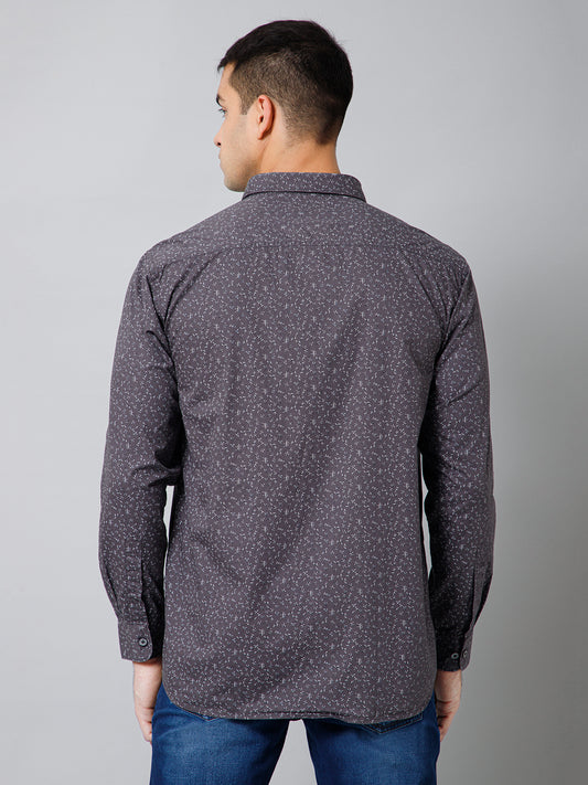 Casual Shirt for Men | Breathable & Soft with Color Fastness Regular Fit Spread Collar Neck Cotton Fabric Printed Pattern