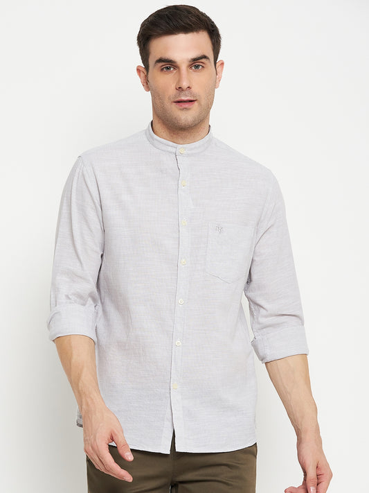 Casual Shirt for Men | Breathable & Soft with Color Fastness Regular Fit Spread Collar Neck Cotton Fabric Striped Pattern