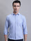 Cantabil Men Sky Blue Solid Plain Full Sleeves Casual Shirt (7156397113483)