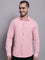 Cantabil Men Casual Pink Shirt (7143436877963)