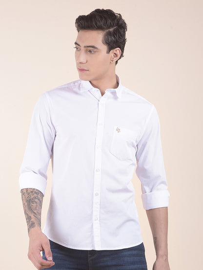 Casual Shirt for Men | Breathable & Soft with Color Fastness Slim Fit Pure Cotton Fabric Solid Pattern